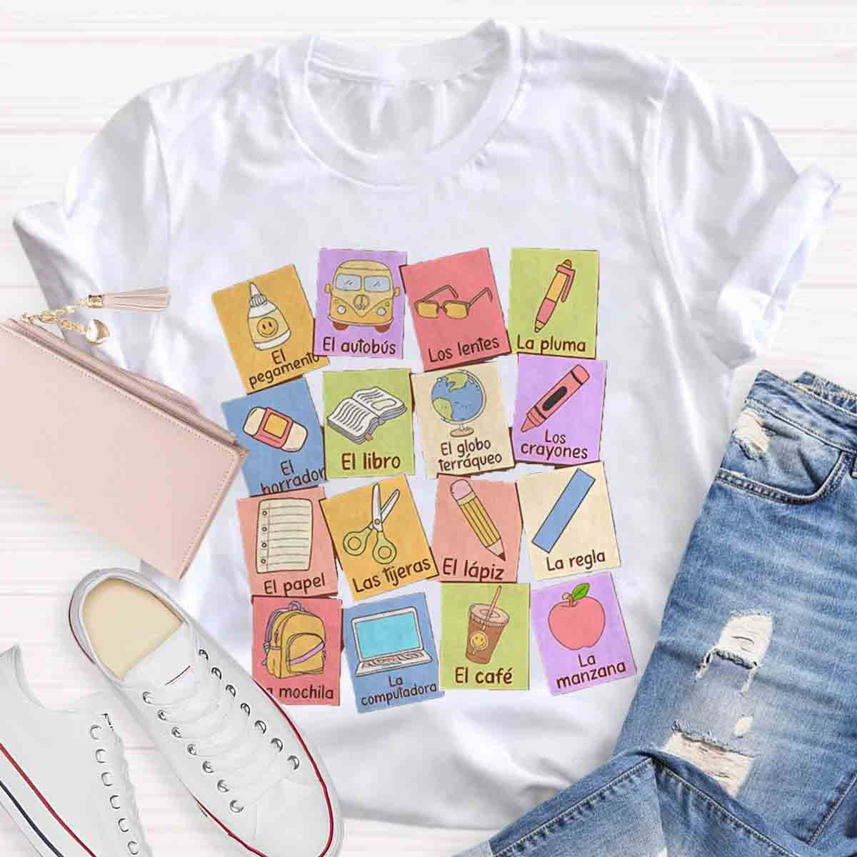 Cute Spanish Teach Spanish Teacher T-Shirt