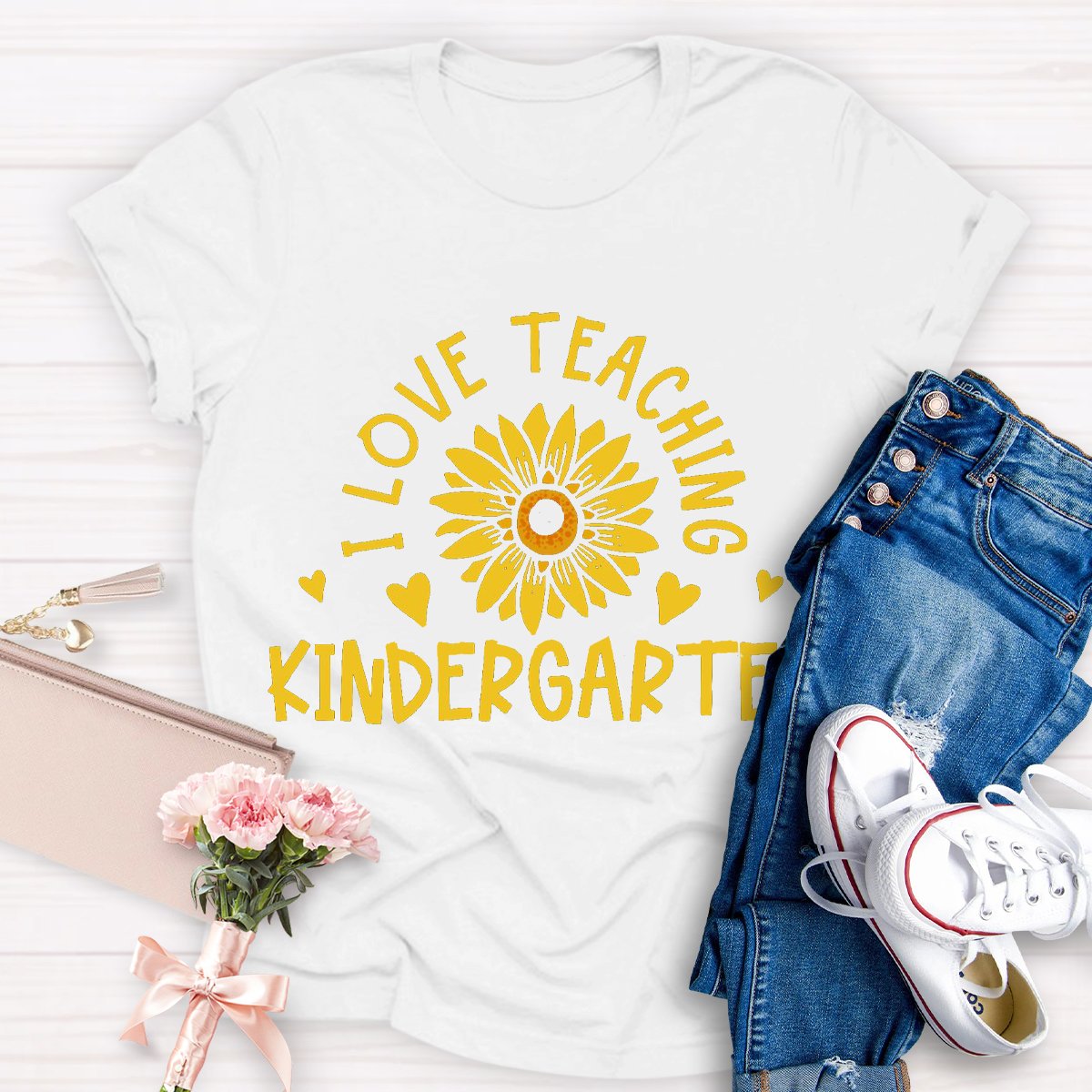 I Love Teaching Kindergarten Teacher Shirt