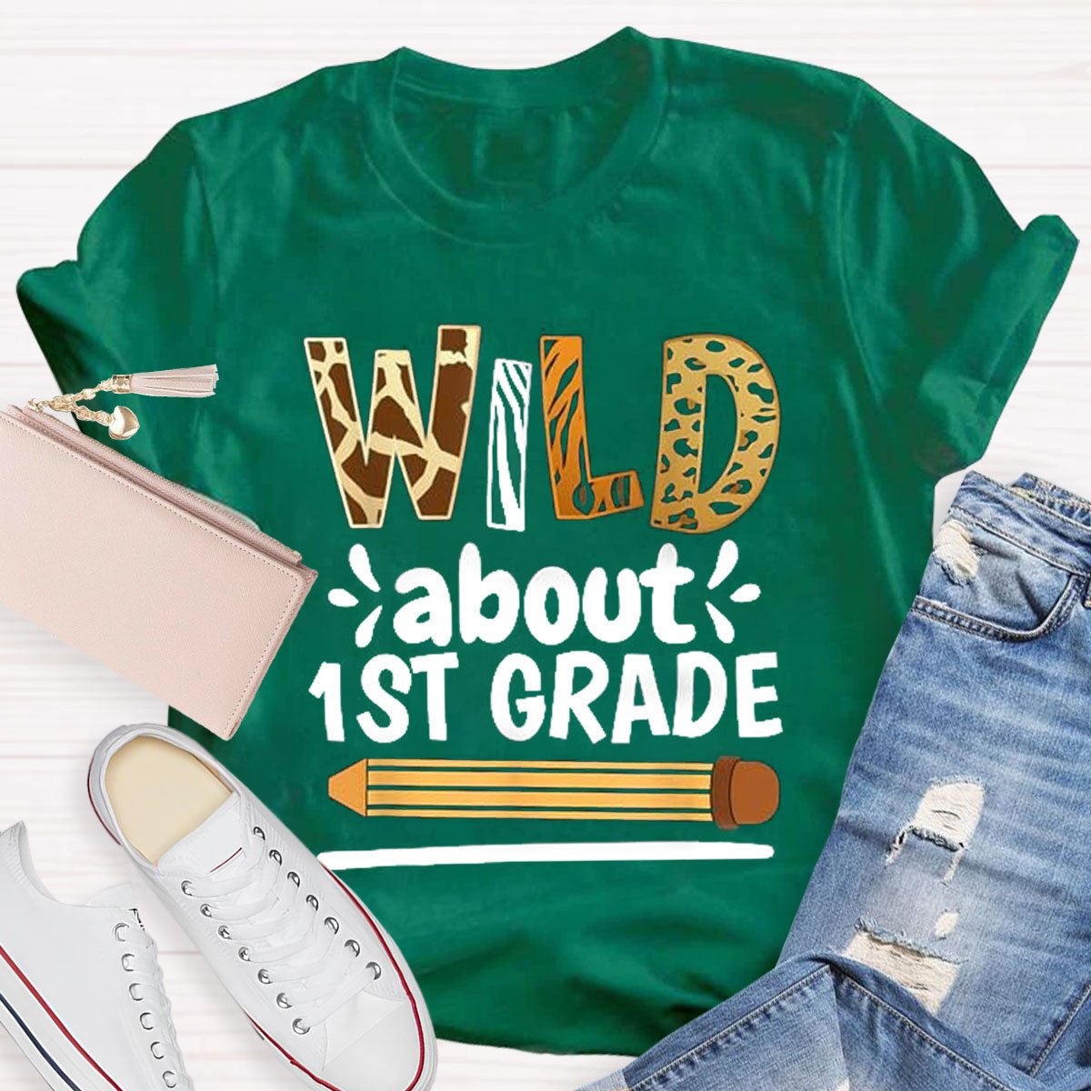 Personalized Your Grade Wild About T-Shirt