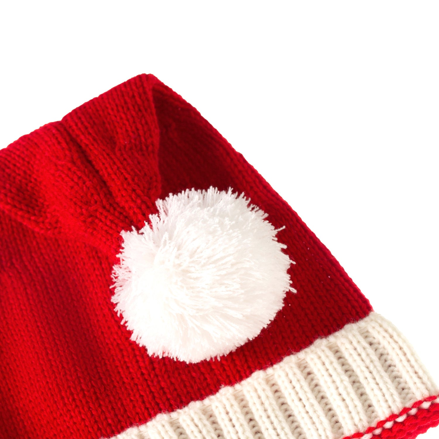 Christmas Red Wool Warm Knitted Hat