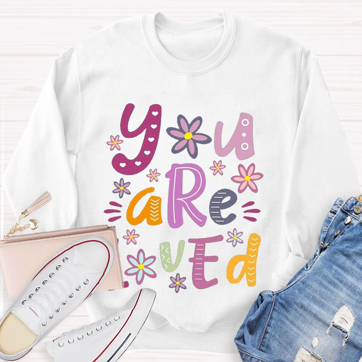 You Are Loved Teacher Sweatshirt