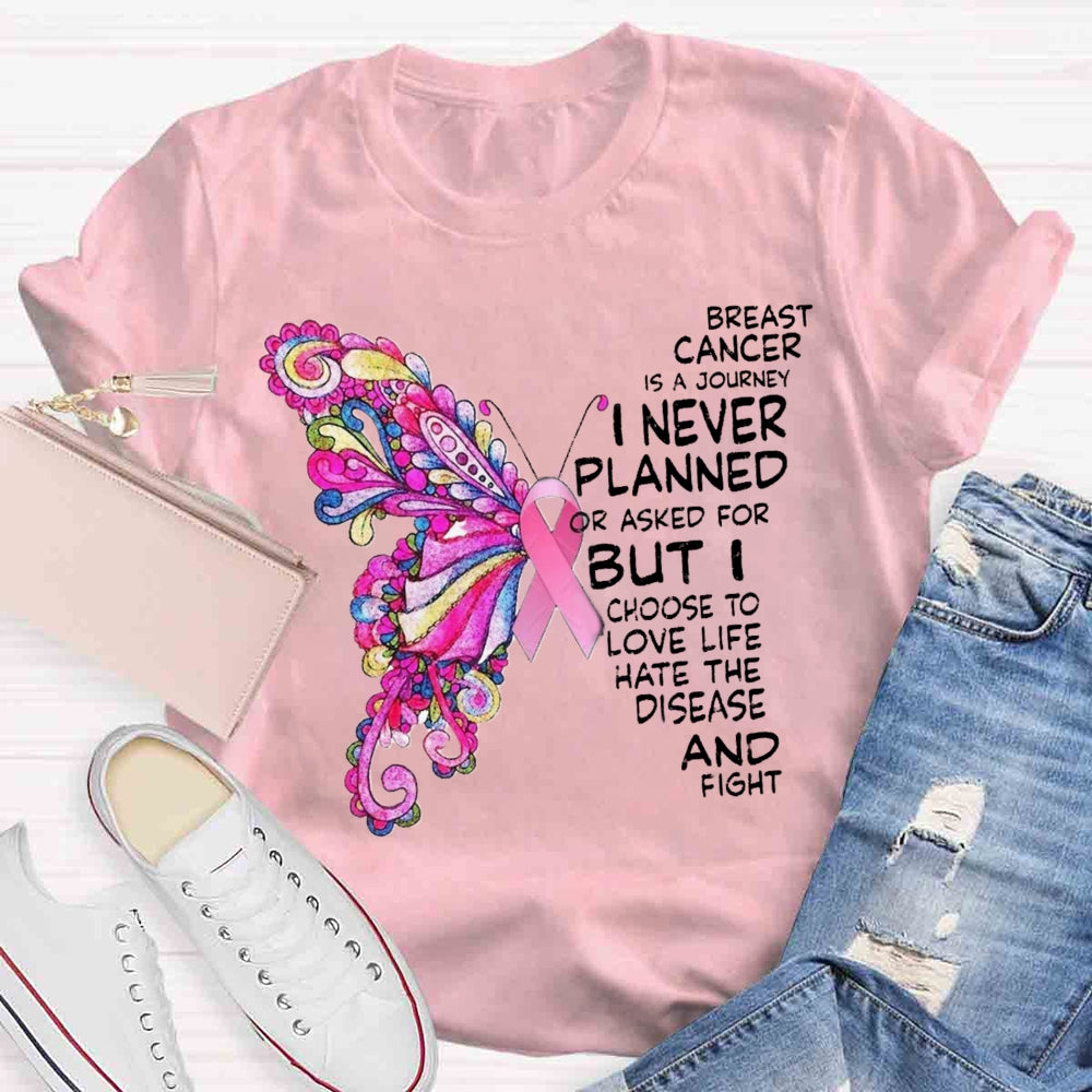 Breast Cancer Awareness Teacher T-Shirt