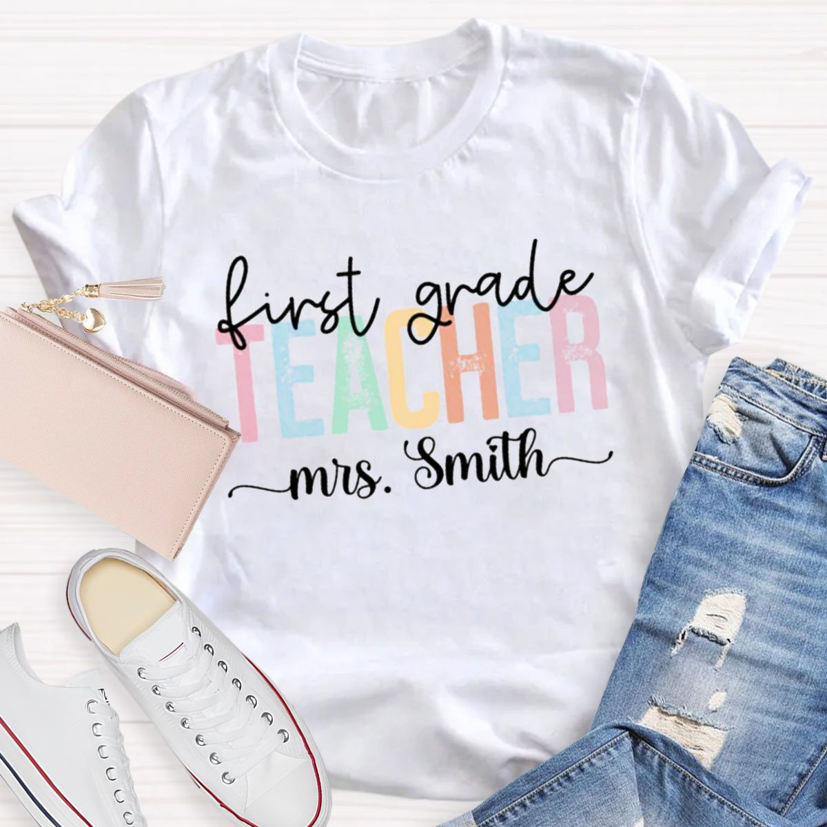 Personalized Your Grade And Name T-Shirt