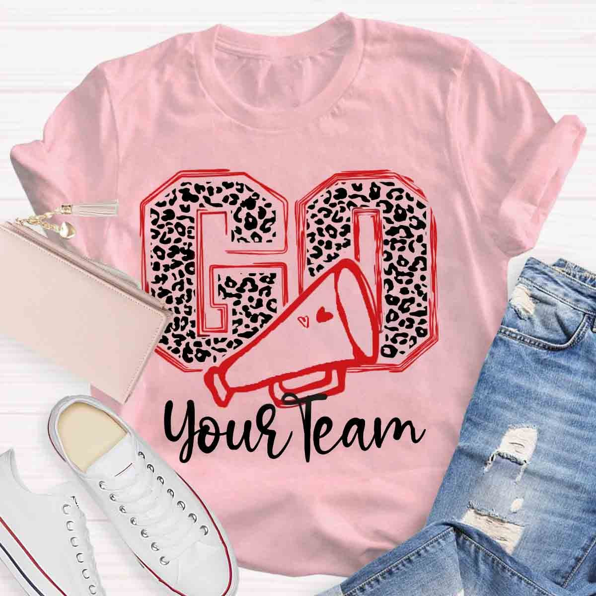 Personalized Team Name Go Go Go Teacher T-Shirt