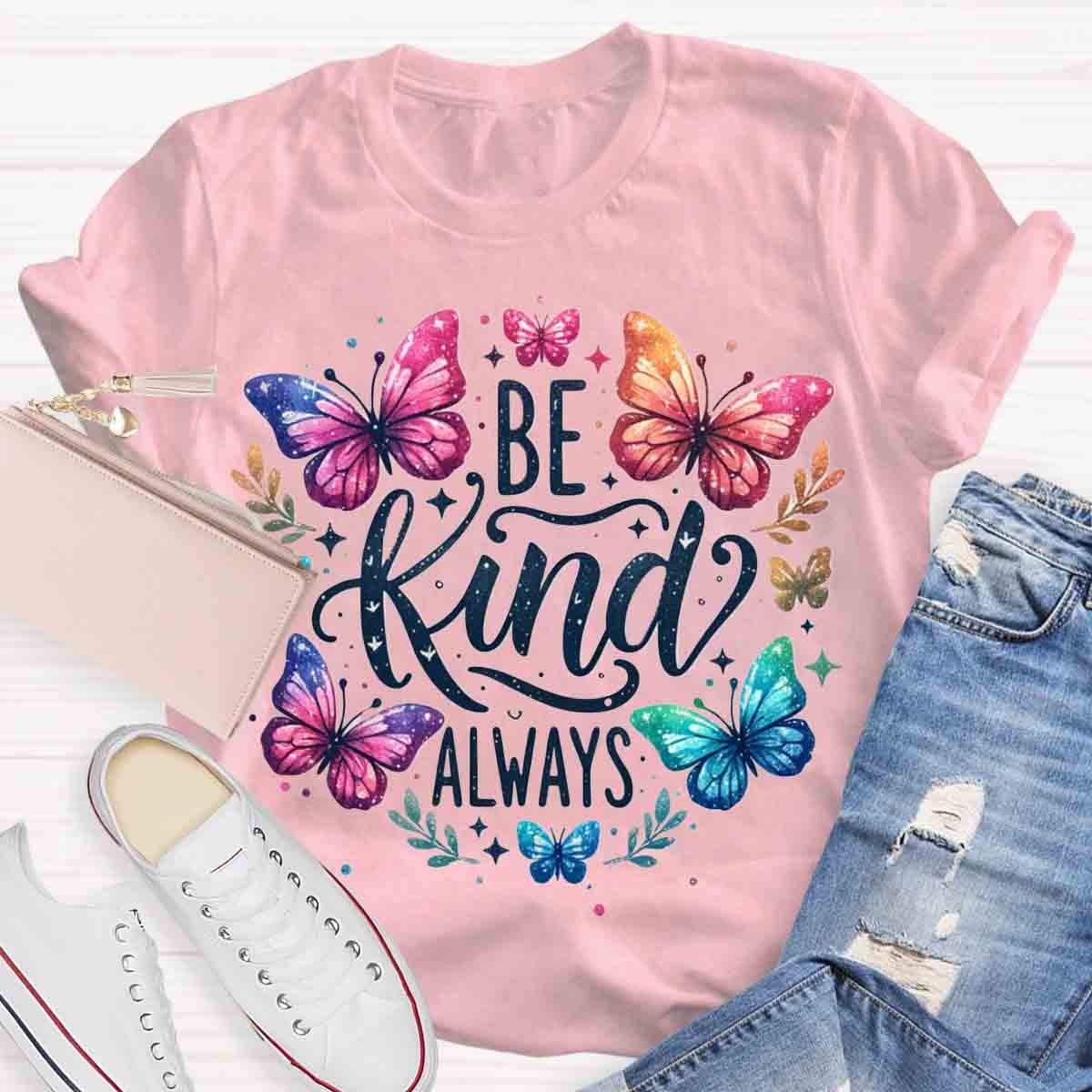 Be Kind Always Floral T-Shirt