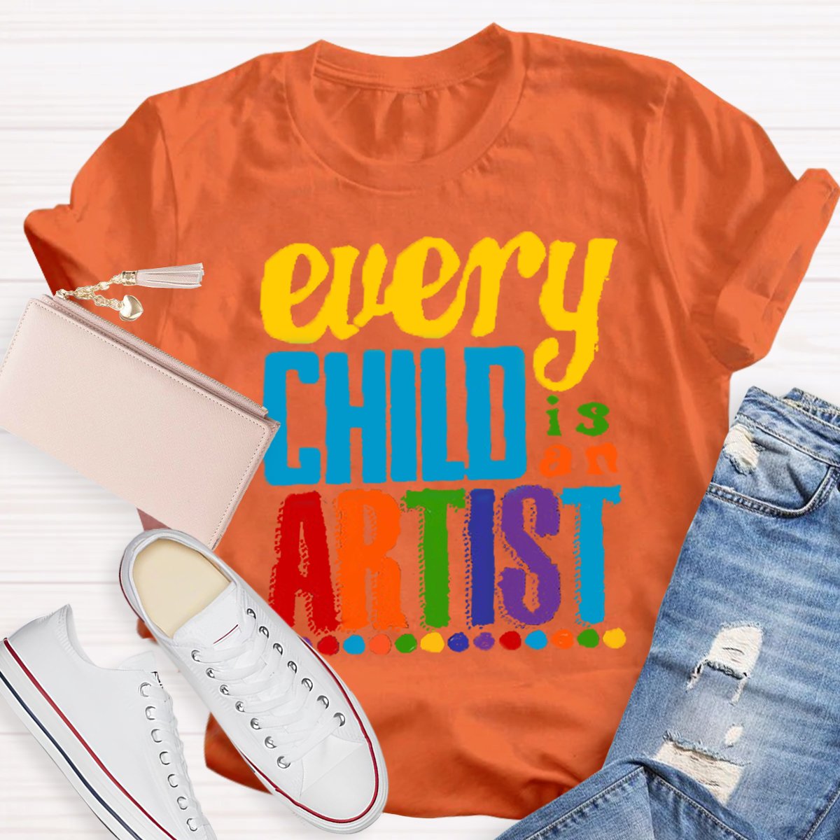 Every Child is an Artist Teachers T-Shirt