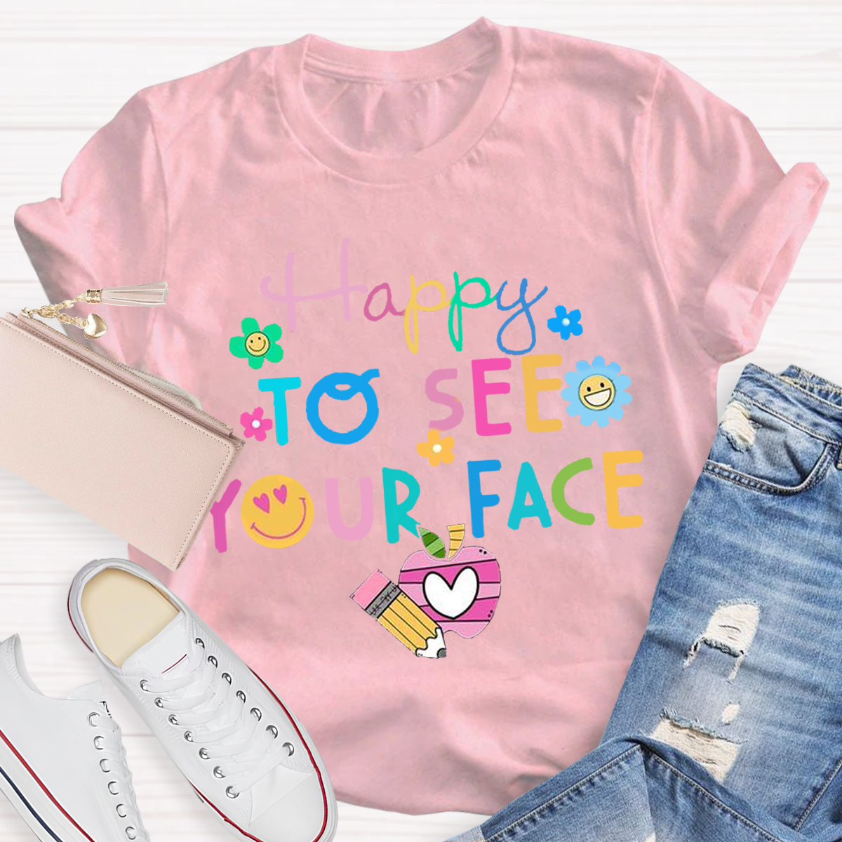 Back To School Happy To See Your Face T-Shirt