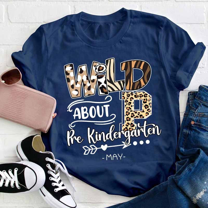 Personalized Wild About Teacher T-Shirt