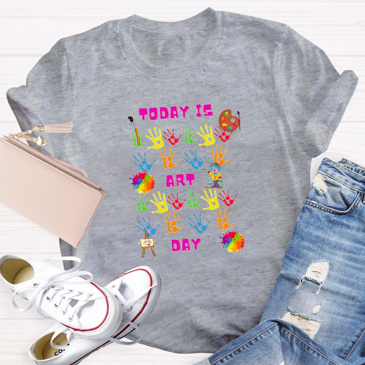 Today Is Art Day Teacher T-shirt