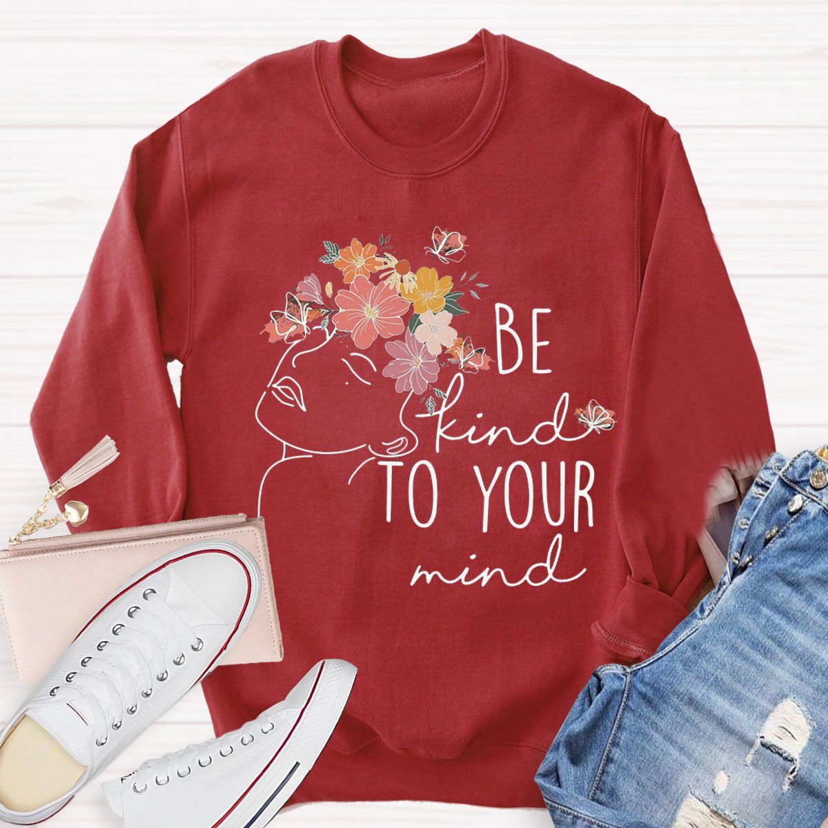 Be Kind To Your Mind Mental Health Sweatshirt