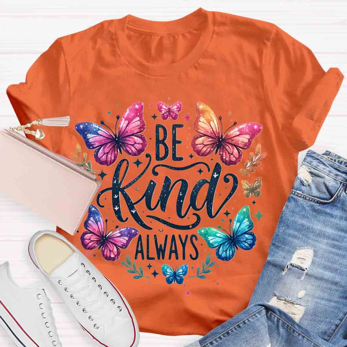 Be Kind Always Floral T-Shirt