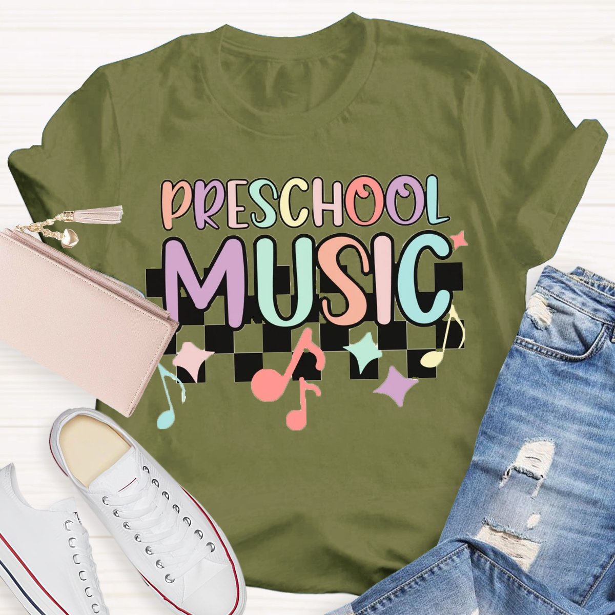 Personalized Grade Music Teacher Shirt