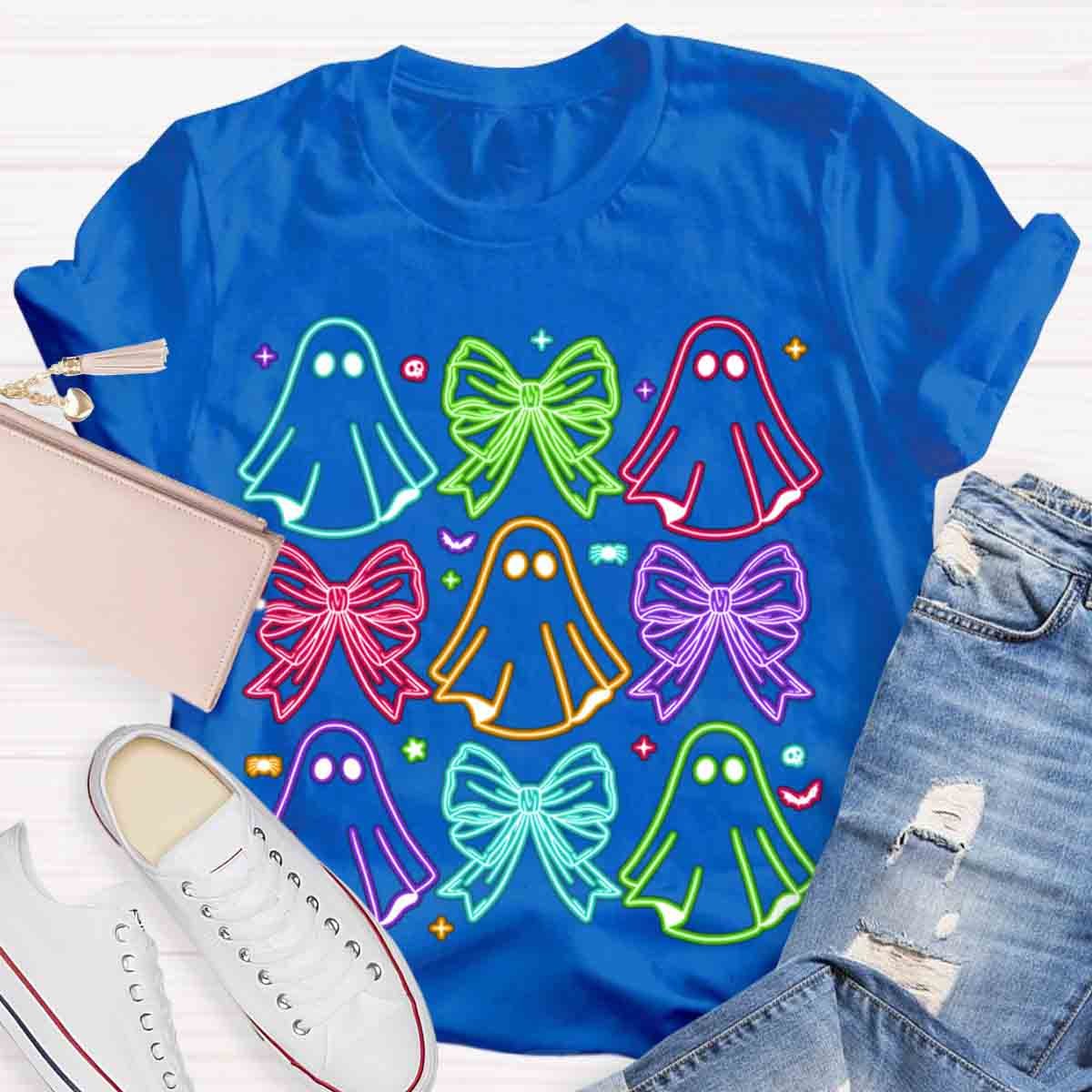 Halloween Ghost Neon Shirt