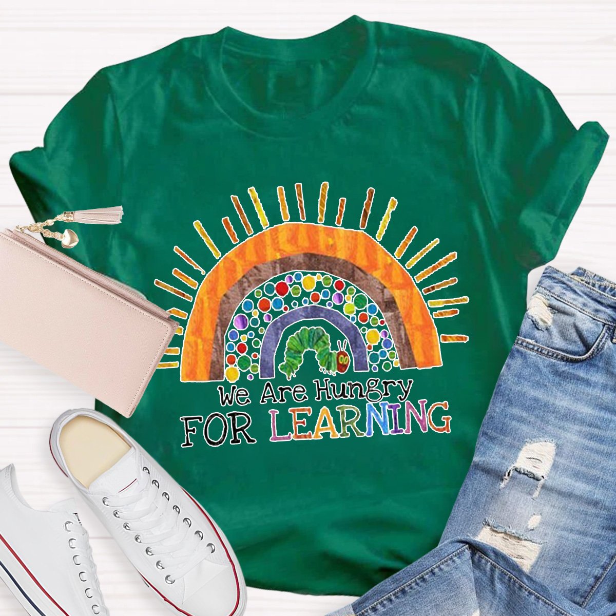 We Are Hungry For Learning Teacher Shirt