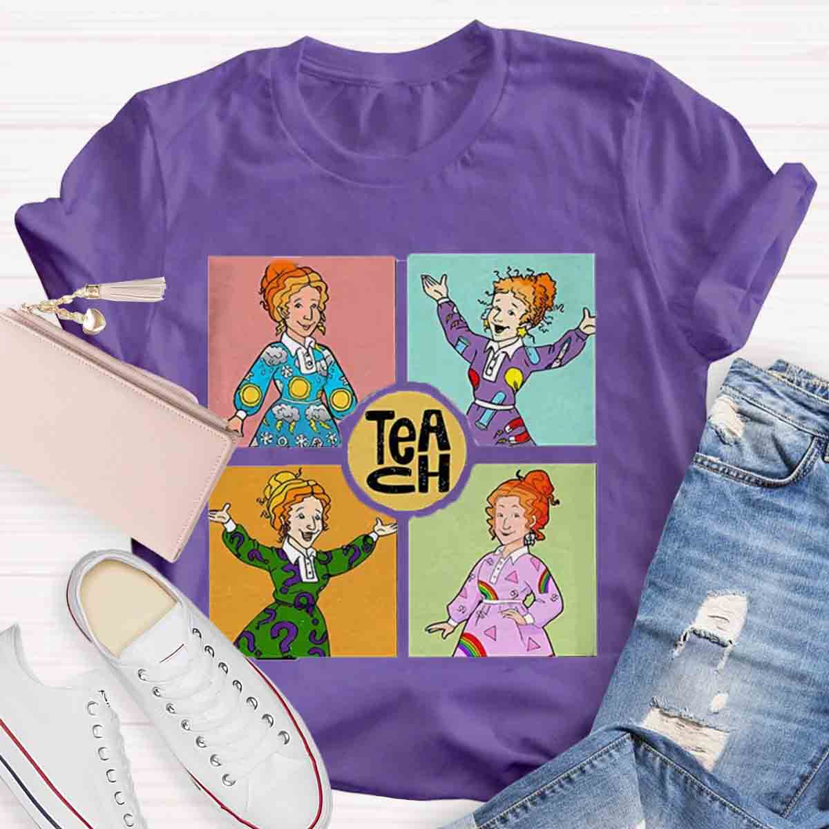 Teach Magic School Bus Teacher T-Shirt