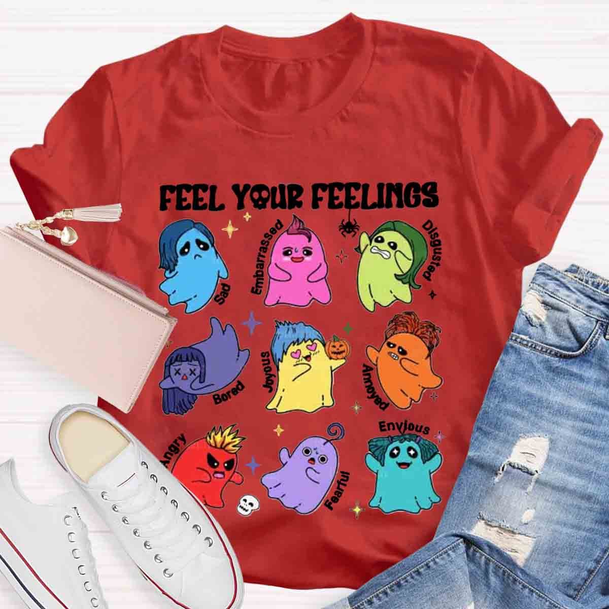 Feel Your Feelings Halloween School Psych Shirt