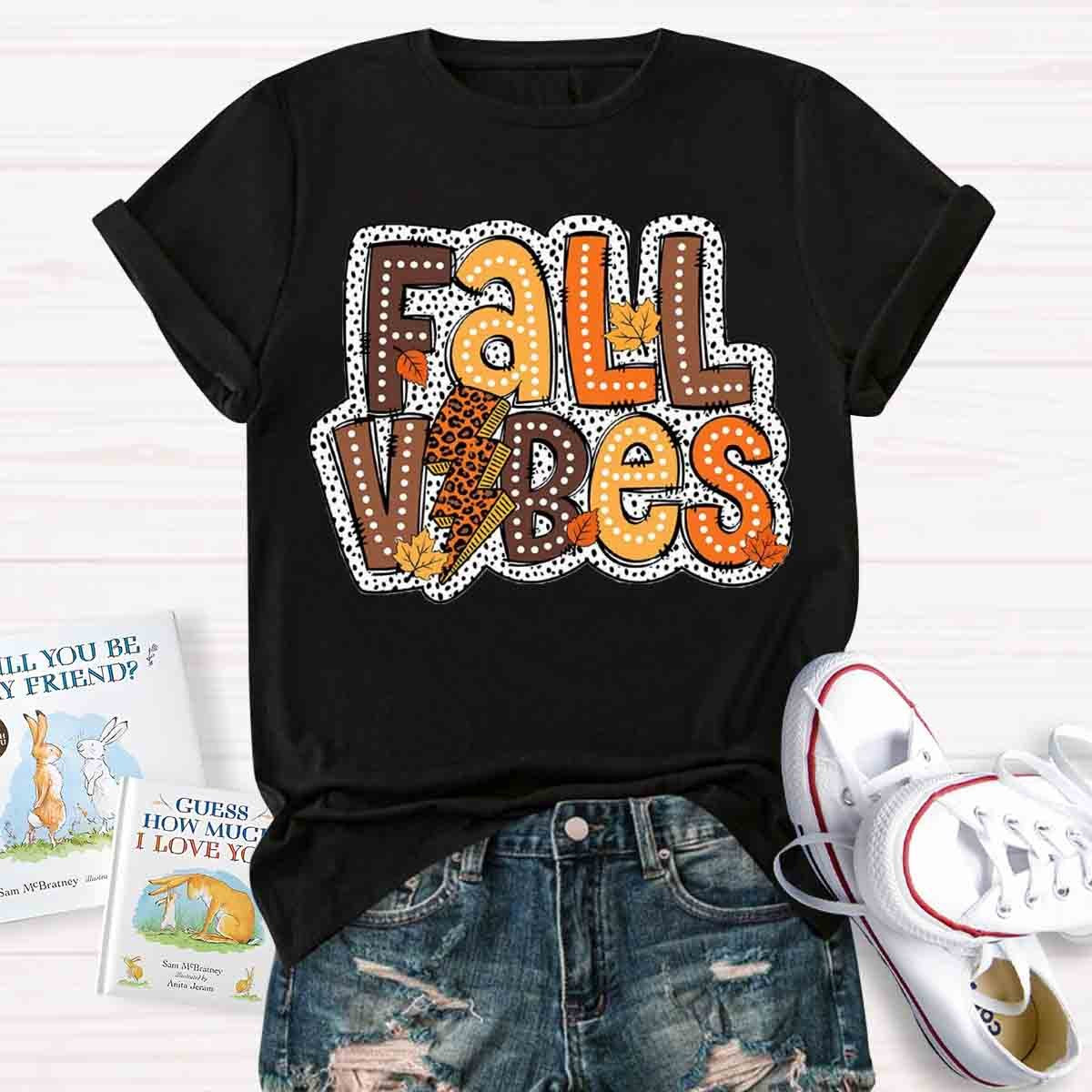 Autumn Design Fall Vibes Shirt