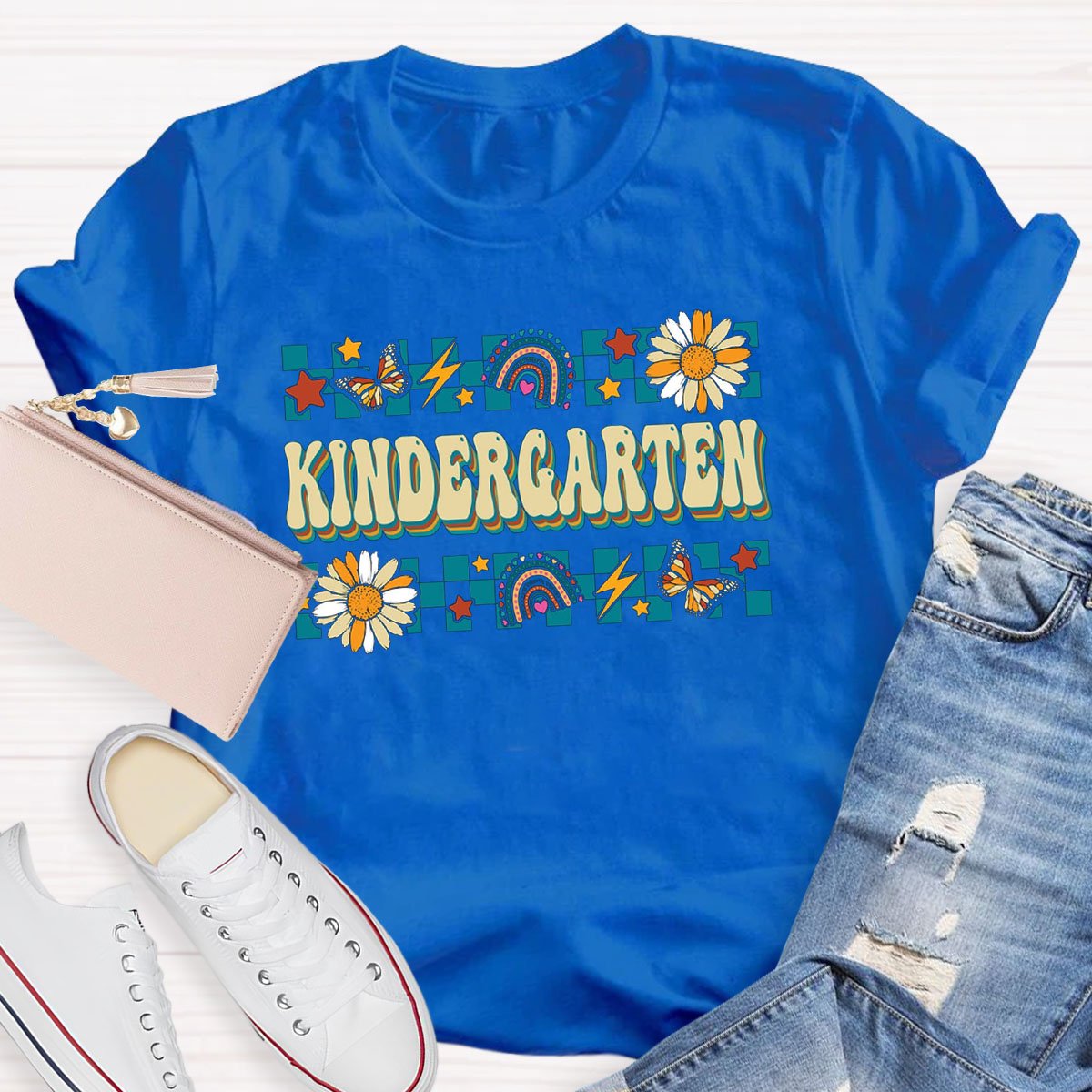 Personalized Design Grade With Butterfly T-Shirt