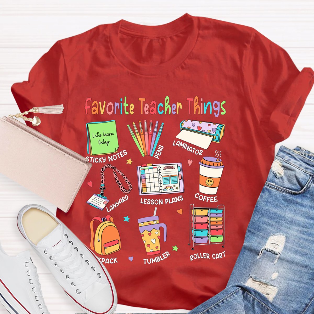 Favorite Teacher Things Teacher Shirt