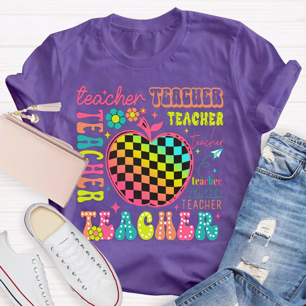 Back To School Apple Teacher Shirt