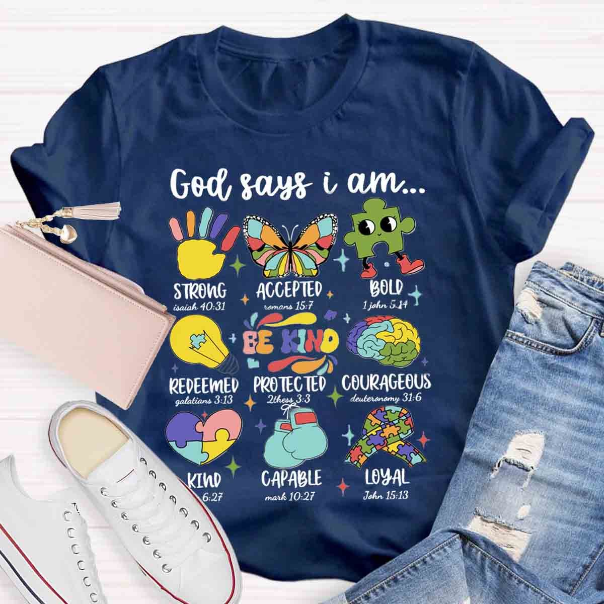 God Says I am a Teacher Shirt