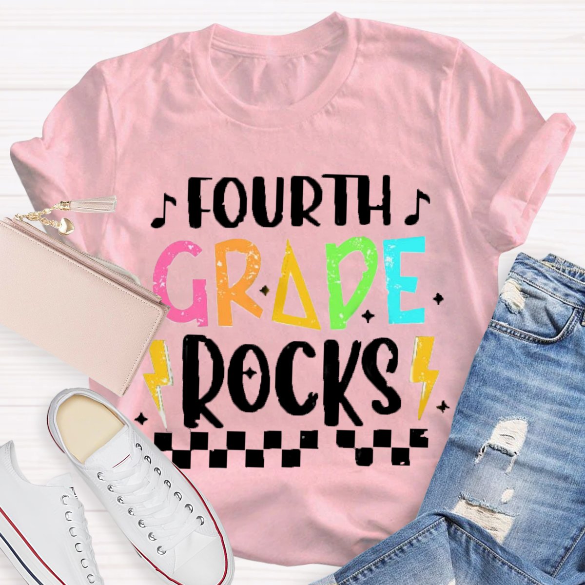 Personalized Grade Rocks Teachers Back To School Shirts