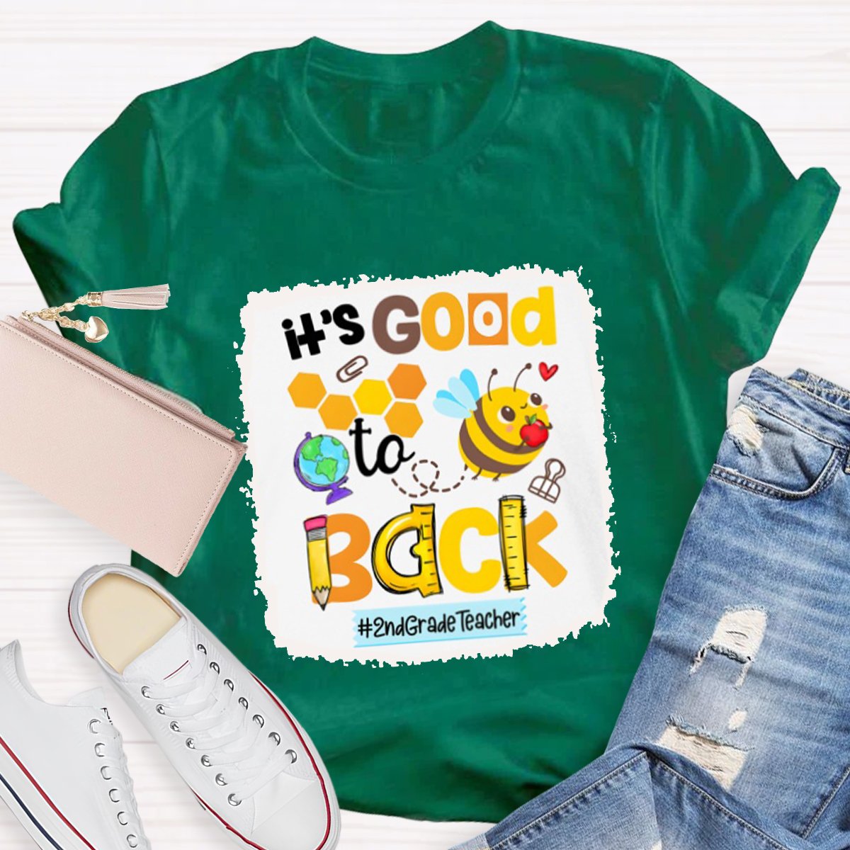 Personalized It's Good To Back 2nd Grade Teacher Shirt