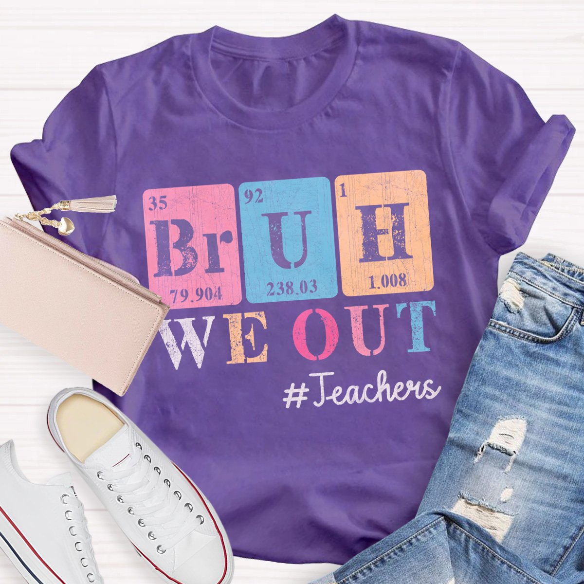 Bruh We Out Teachers Shirt