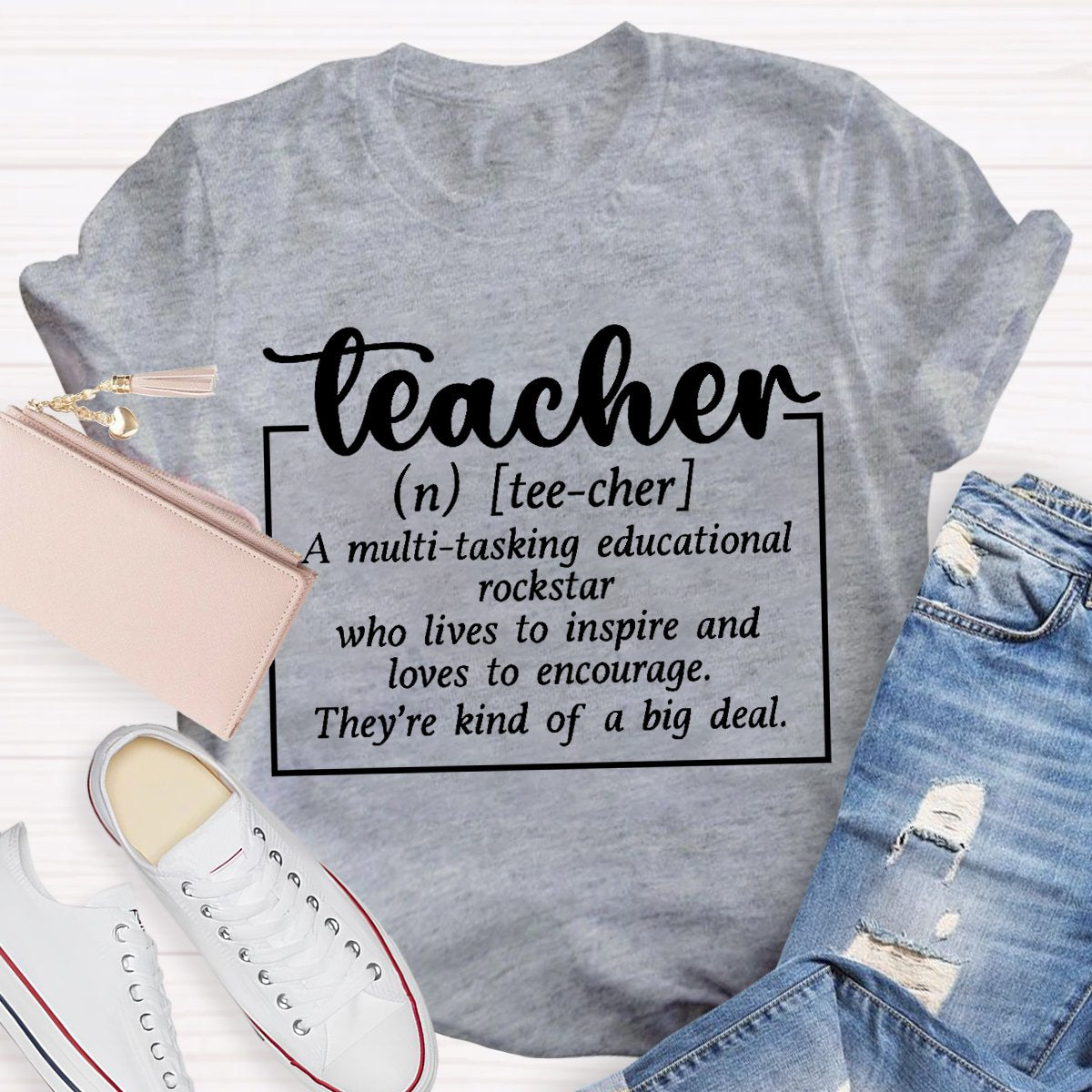 Educational Rockstar Big Deal Journal Teacher T-Shirt