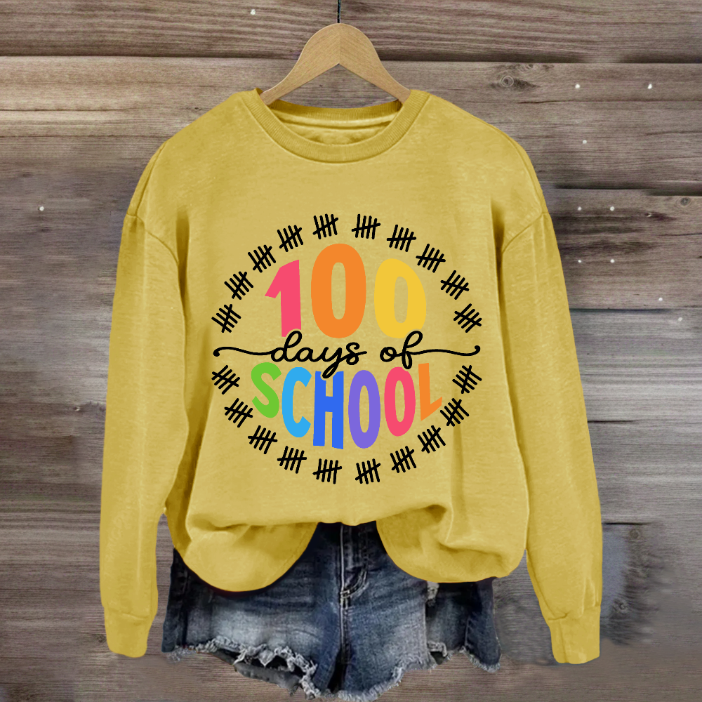 Happy 100 Days of School Sweatshirt