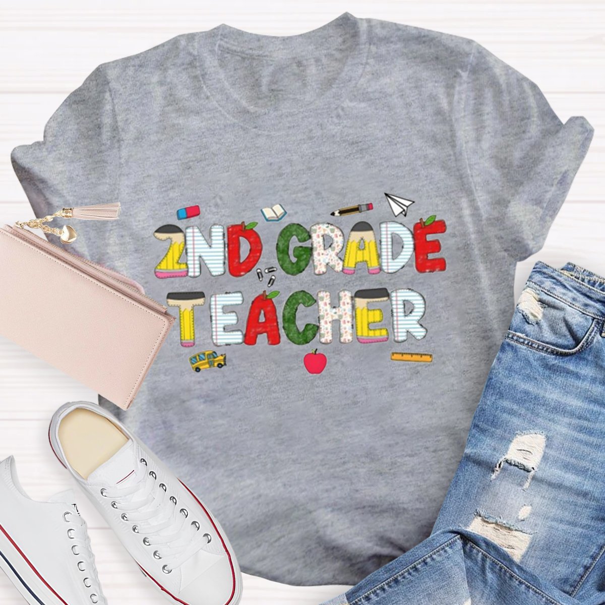 Personalized Grade Teacher Shirt