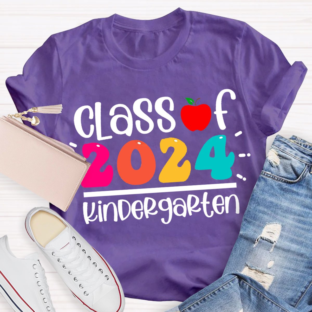 Personalized Grade Class Of 2024 Teacher T-Shirt