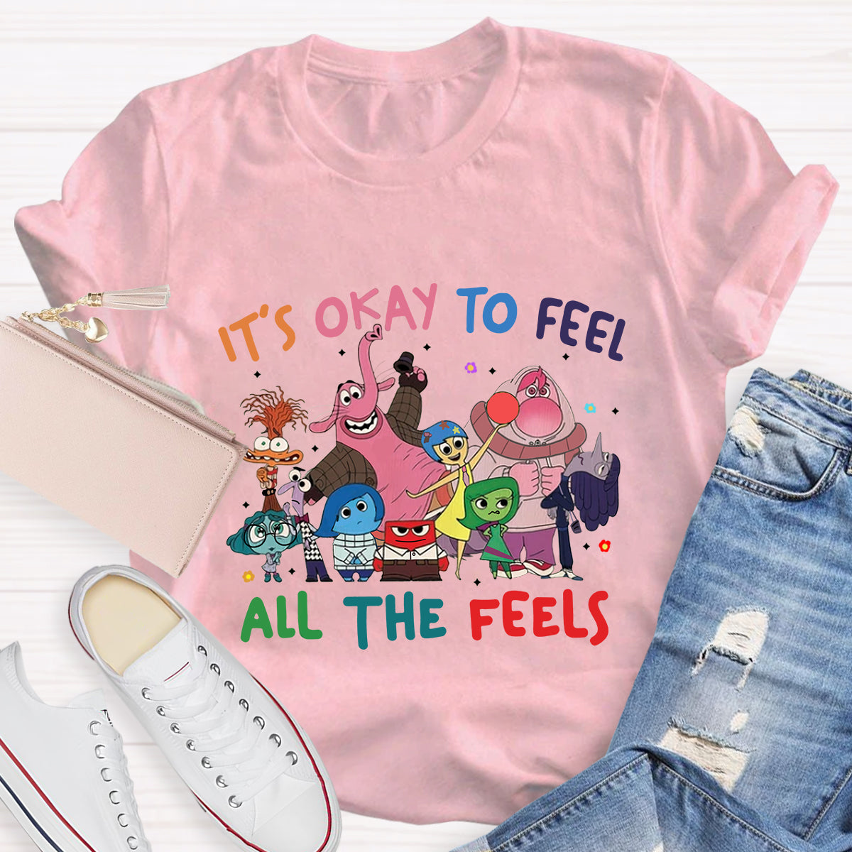 It's Okay To Feel All The Feels Special Education T-Shirt