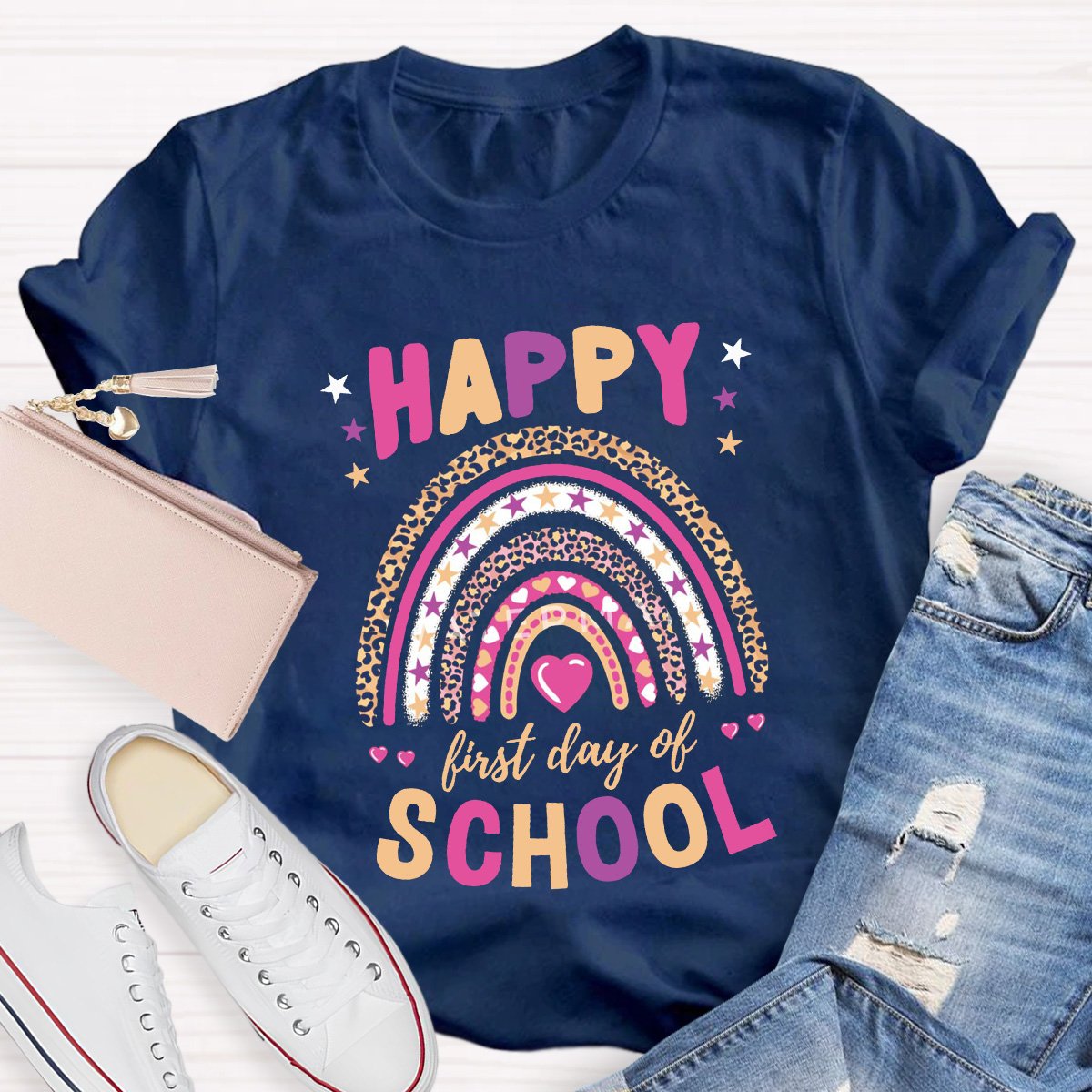 Happy First Day Of School Teacher Shirt