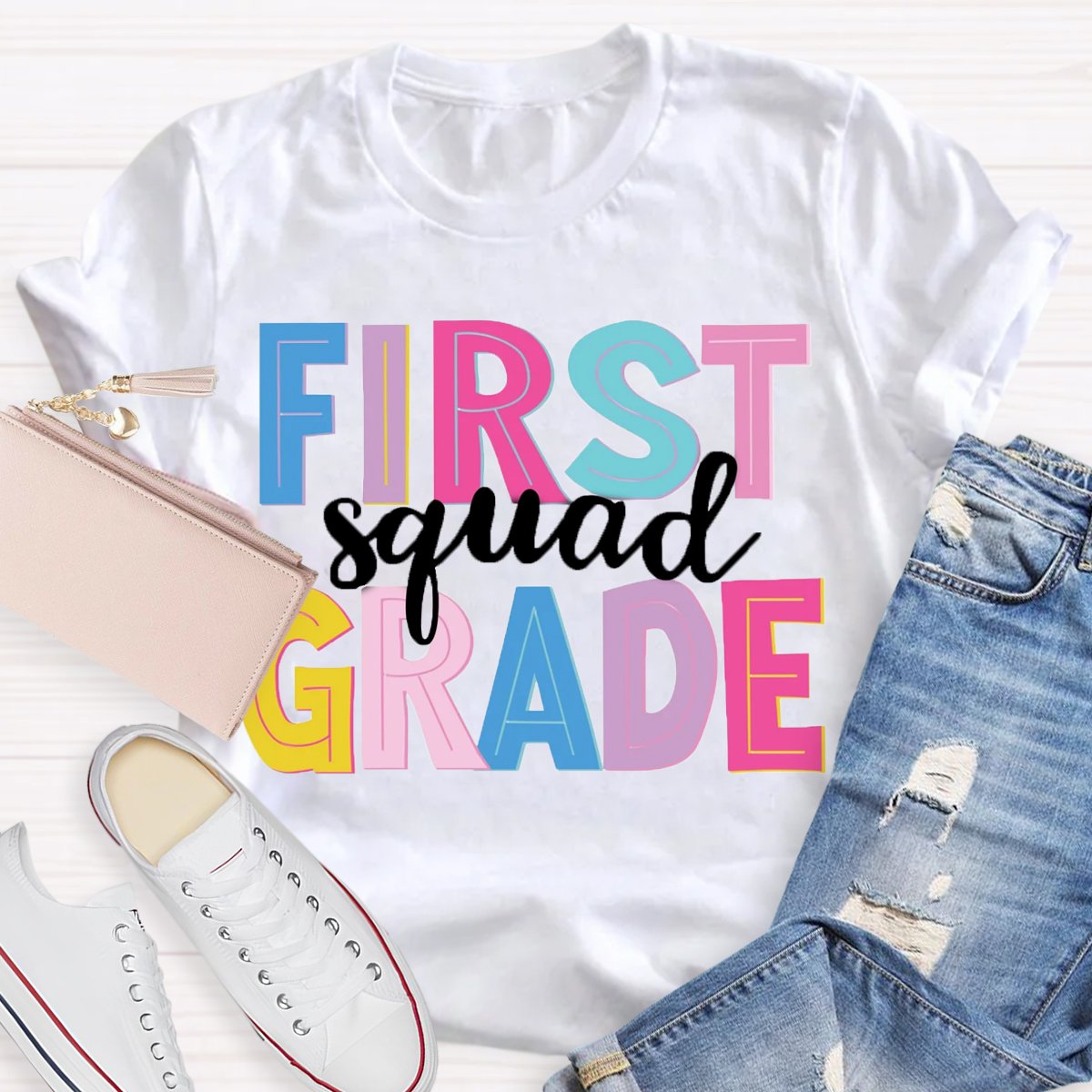 Personalized Grade Squad Teachers T-Shirt