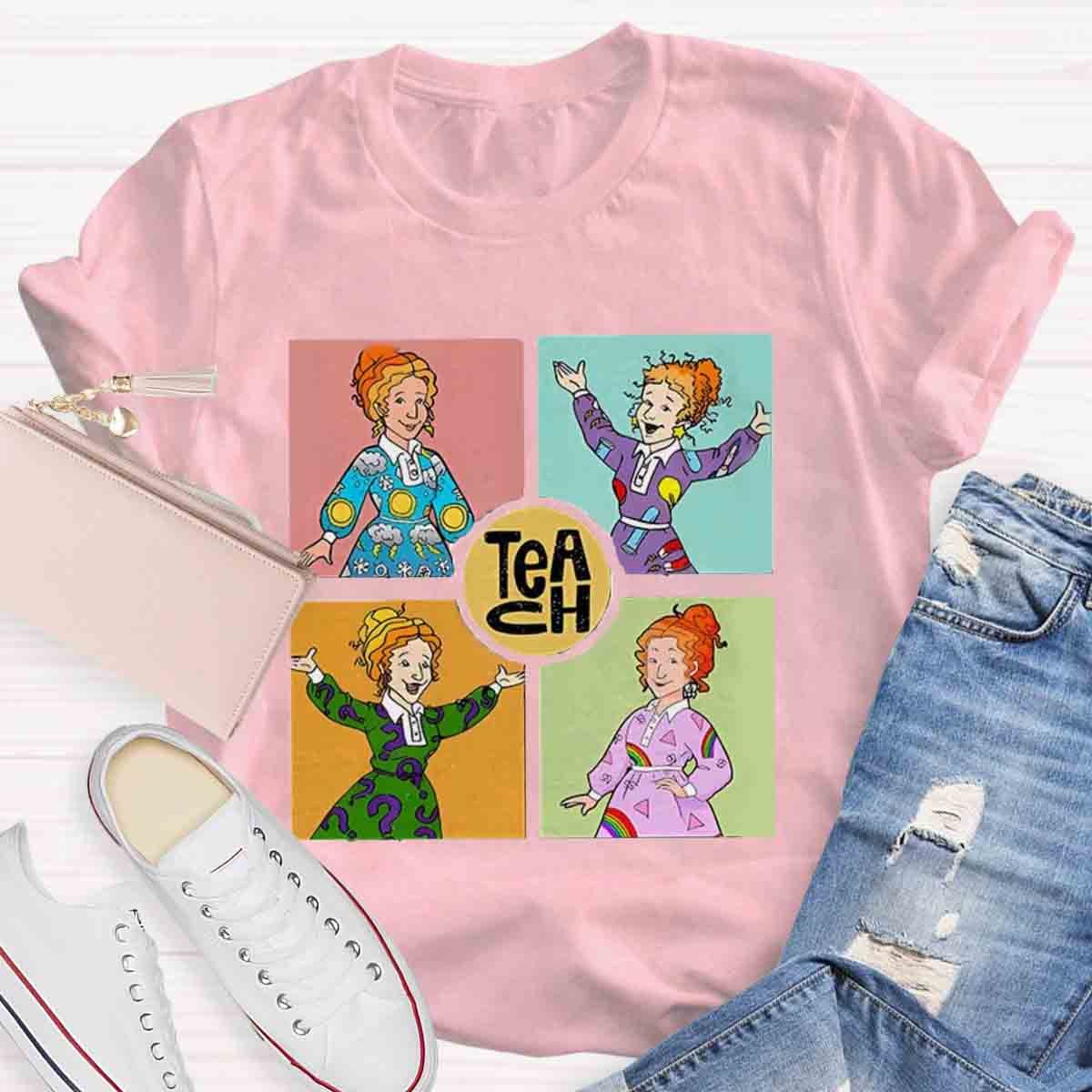 Teach Magic School Bus Teacher T-Shirt