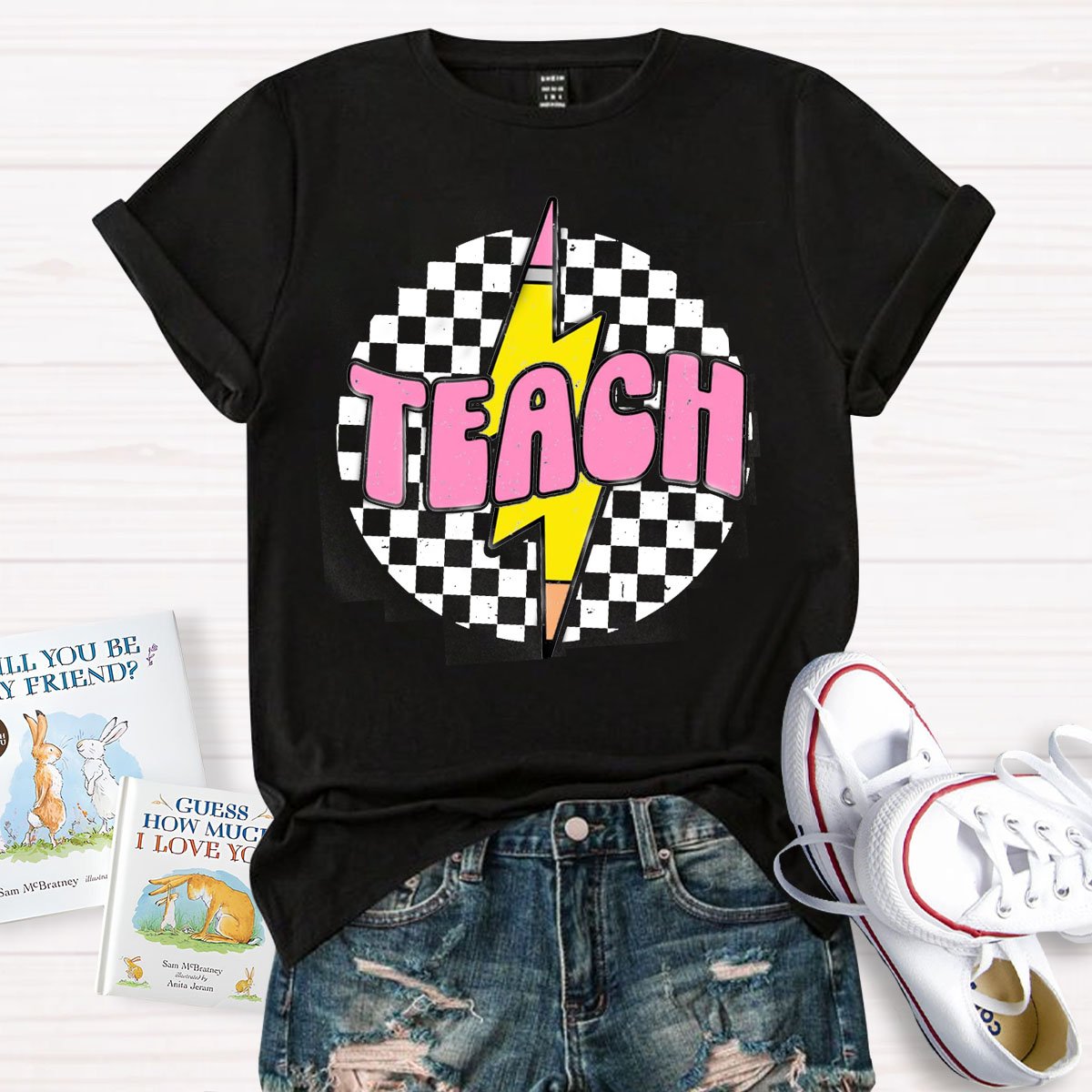 Retro Pencil Teacher Shirt