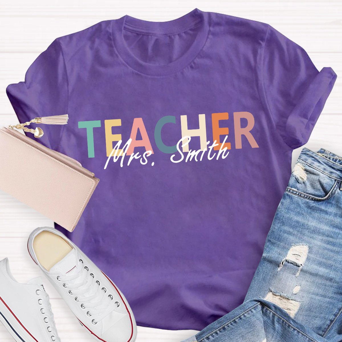 Personalized Teacher's Name T-Shirt