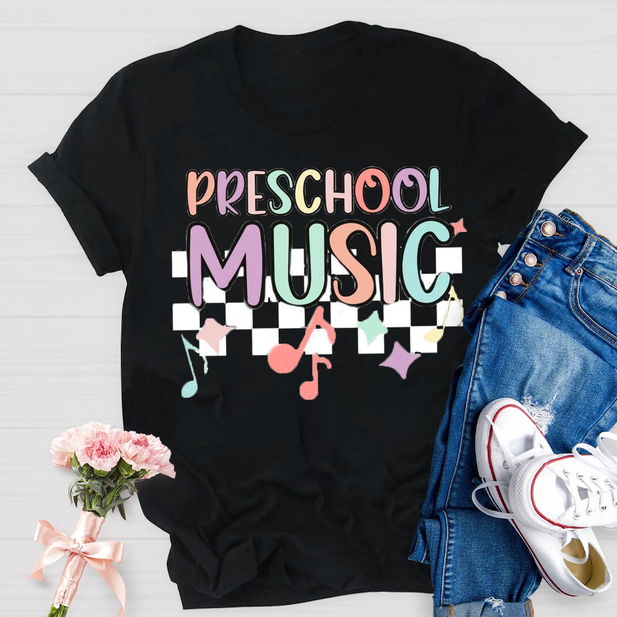 Personalized Grade Music Teacher Shirt