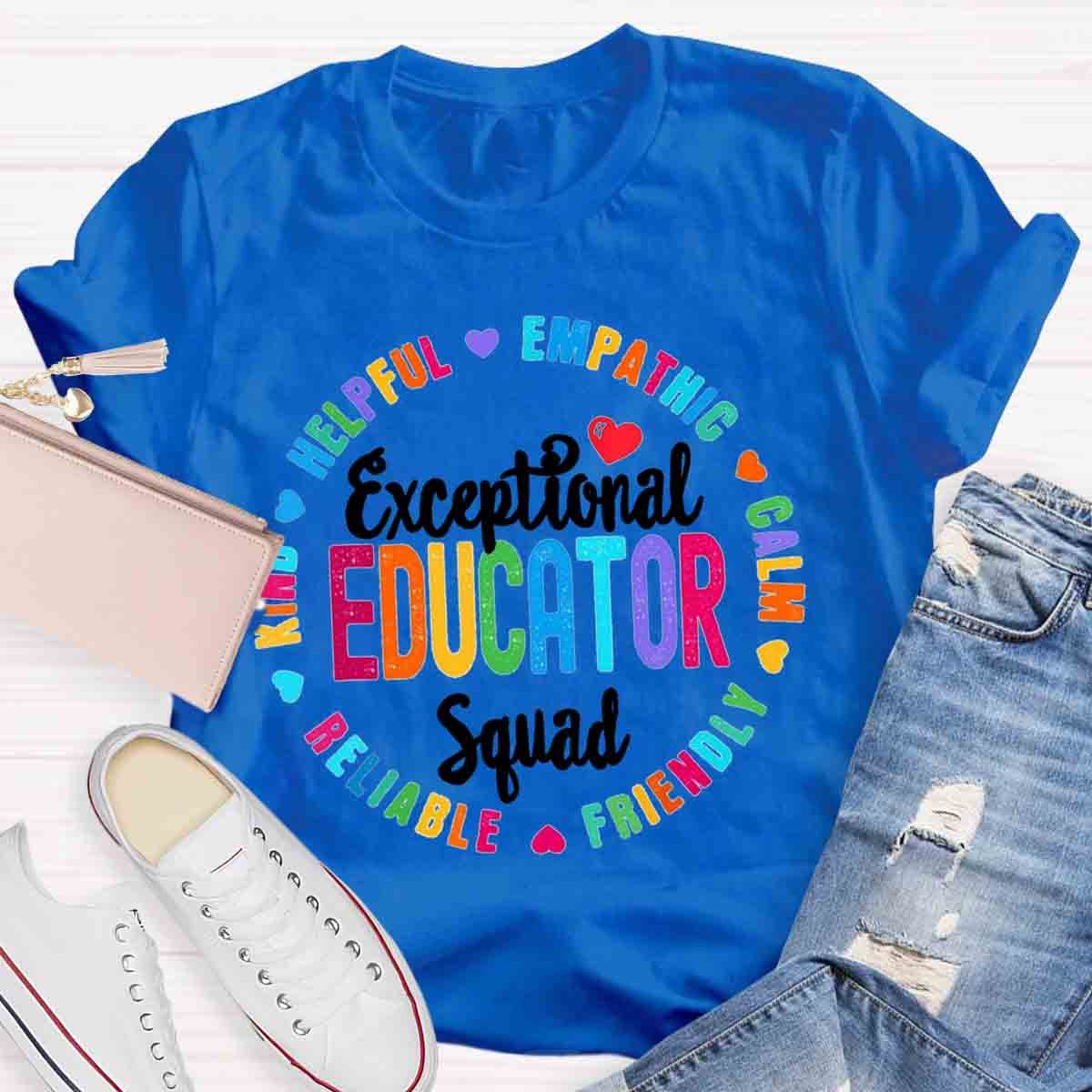 Exceptional Educator Squad Teacher T-Shirt