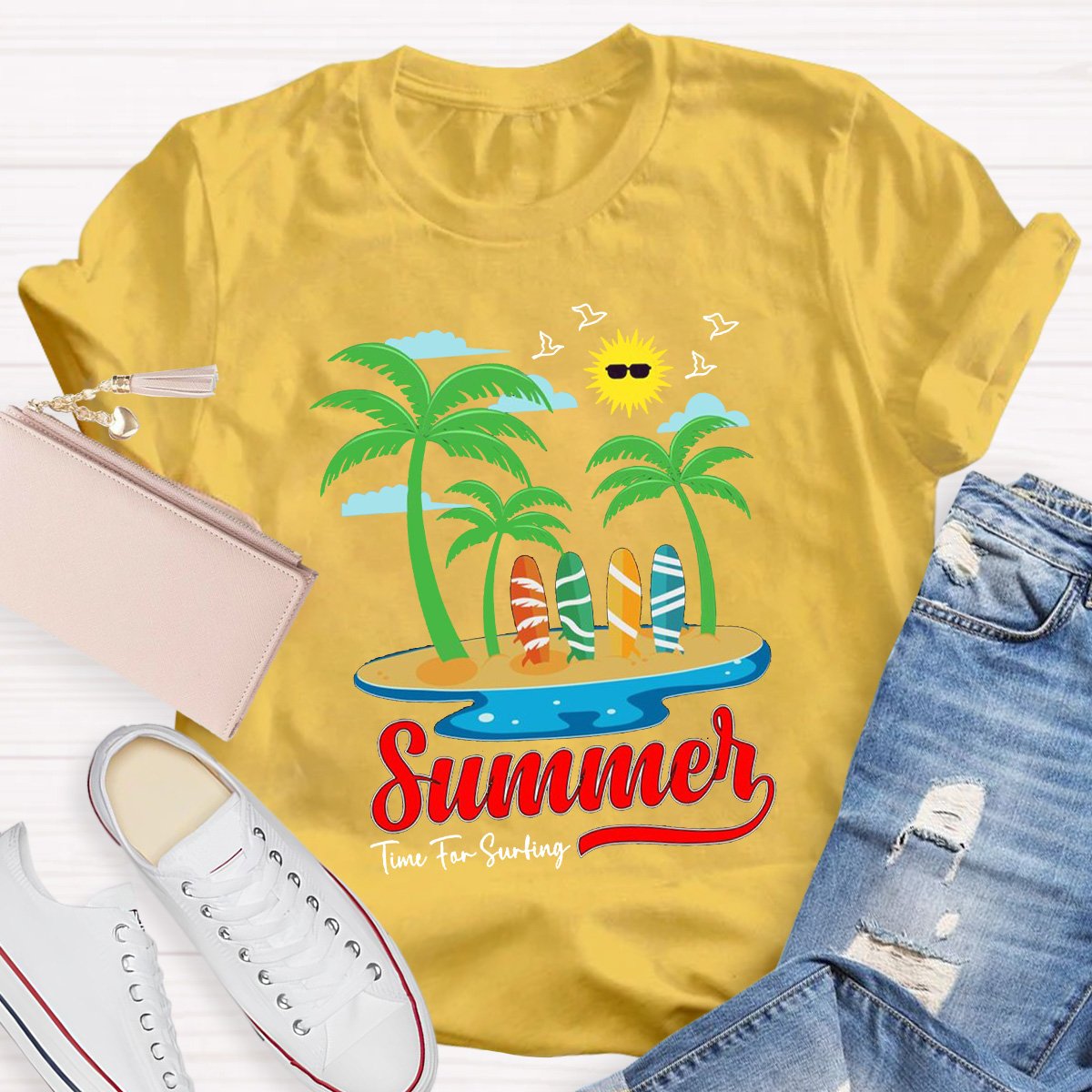 Summer Time The Surting Teacher Shirt