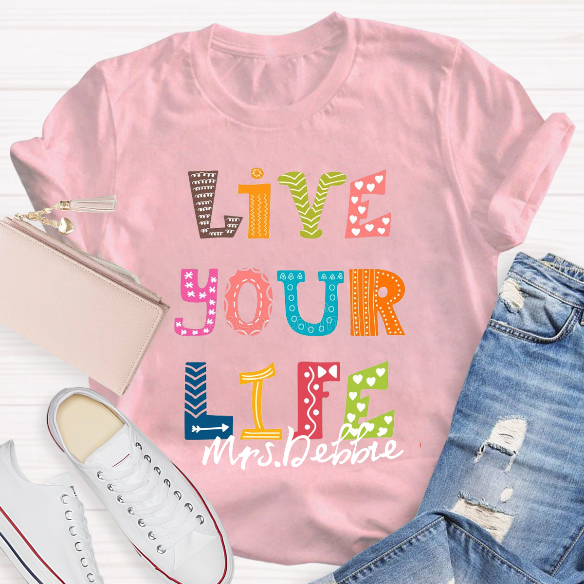 Personalized Name Live Your Life T-Shirt