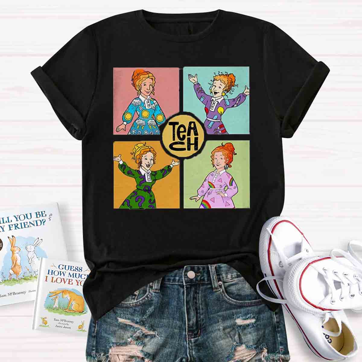 Teach Magic School Bus Teacher T-Shirt