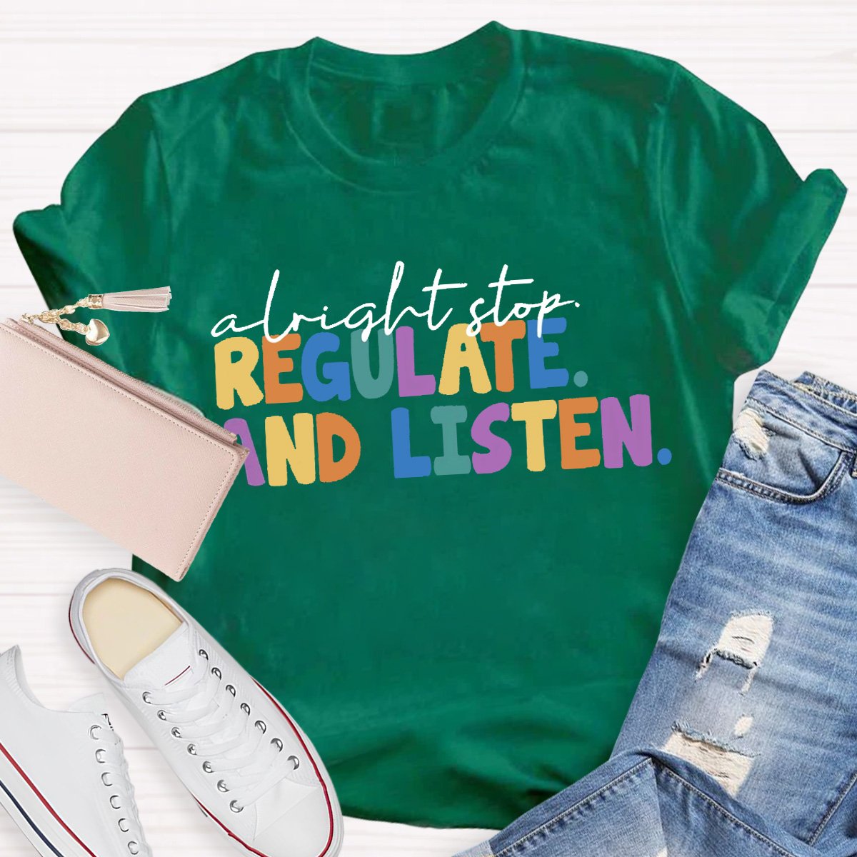 Regulate And Listen  Teacher Shirt