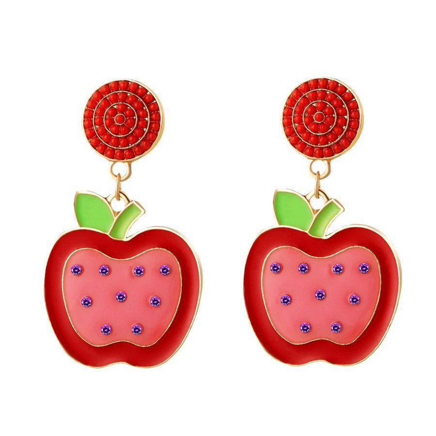 Teacher Candy Color Rice Bead Earrings