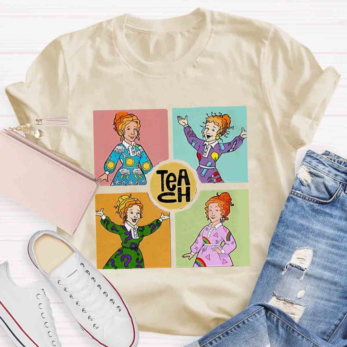 Teach Magic School Bus Teacher T-Shirt