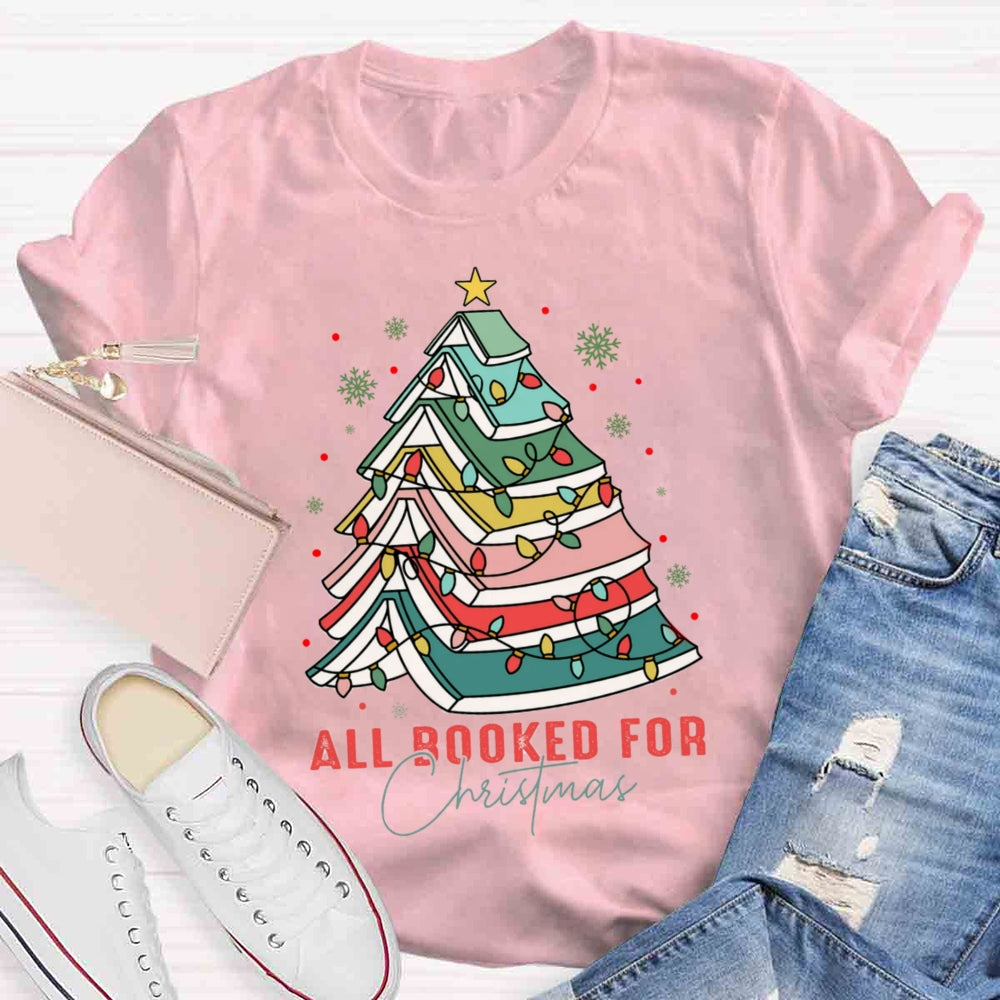 All Booked For Christmas T-shirt