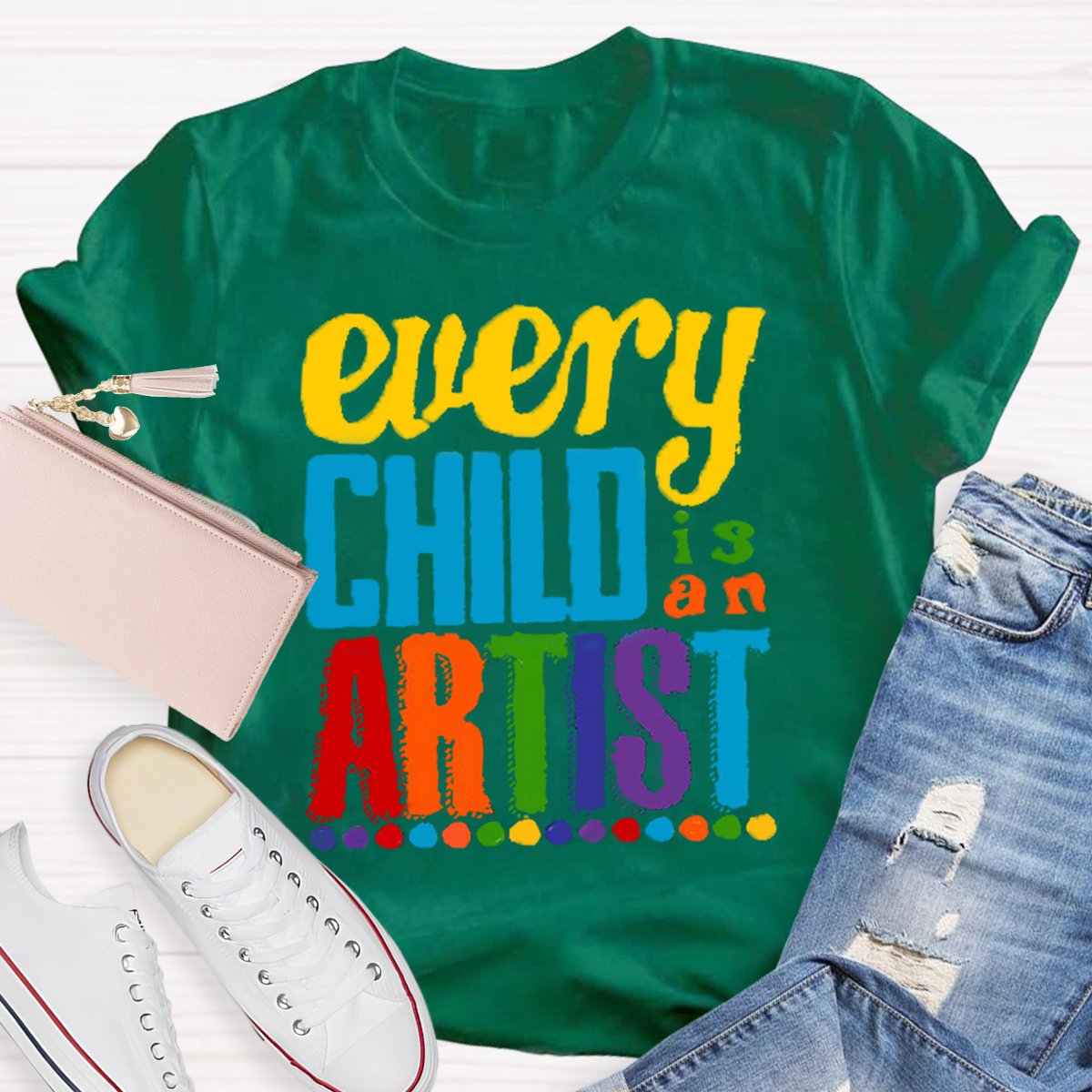 Every Child is an Artist Teachers T-Shirt