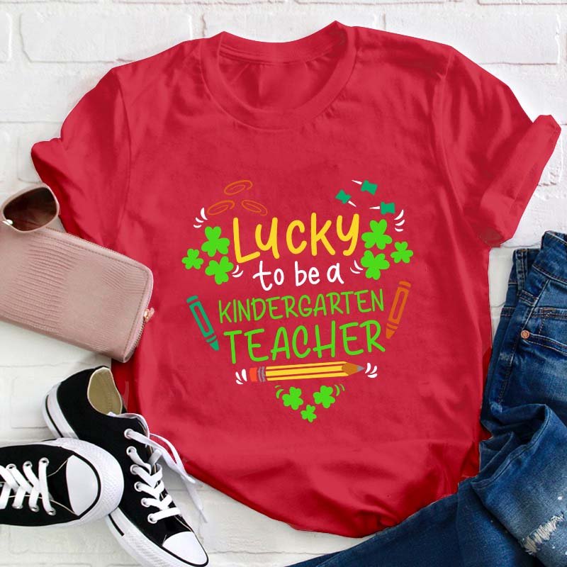 Personalized Lucky To Be A  Teacher T-Shirt