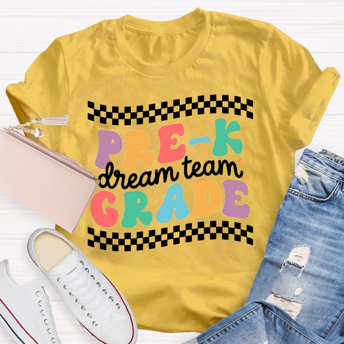 Personalized Grade Dream Team Back To School T-shirt